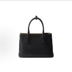 PRADA普拉达 Galleria 杀⼿包 ⼿提包 中号 ⼥款 ⿊⾊